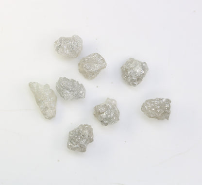 6.22 CT Natural Rough Diamond, Loose Uncut Raw Gemstone, Industrial Quality, Unpolished Loose Beads for Jewelry Making