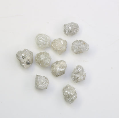 5.59 CT Uncut Natural Rough Diamond | Earth-Mined, Colorless Gemstone for Earrings, Necklace & Anniversary Jewelry | Unique Gift for Her