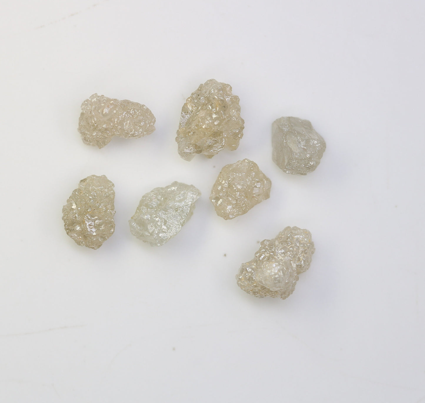 5.06 CT Uncut Natural Rough Loose Diamonds, Gray Unique Gemstones for Jewelry Making, Perfect for Engagement Rings