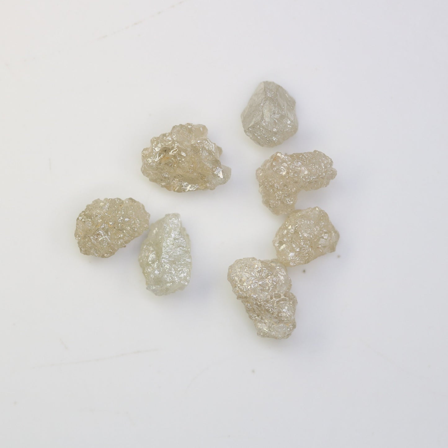 5.06 CT Uncut Natural Rough Loose Diamonds, Gray Unique Gemstones for Jewelry Making, Perfect for Engagement Rings