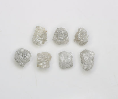 5.45 CT Natural Earth-Mined Colorless Rough Diamond | Uncut Gemstone for Earrings or Necklace | Anniversary Jewelry | Perfect Gift for Women