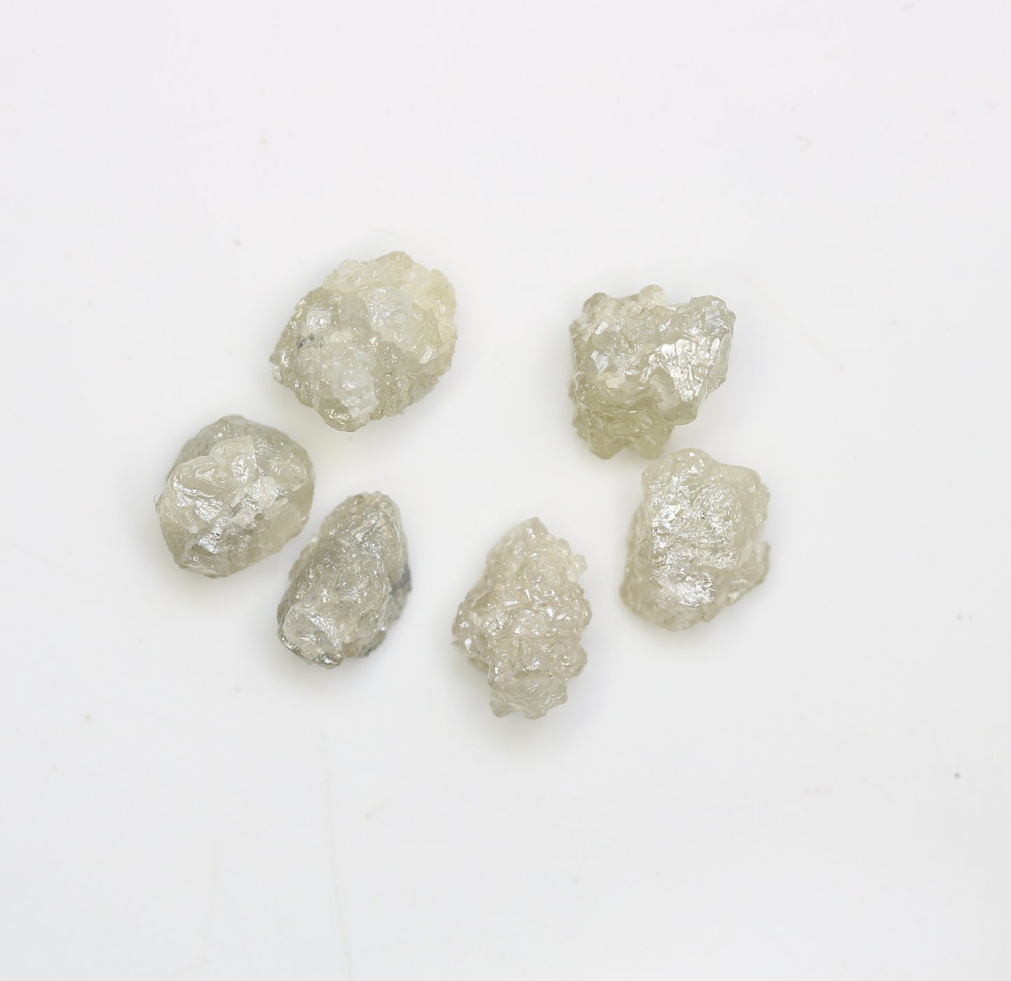 4.29 CT Natural Earth-Mined Colorless Rough Diamond | Uncut Gemstone for Earrings or Necklace | Anniversary Jewelry | Perfect Gift for Women