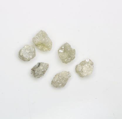 4.29 CT Natural Earth-Mined Colorless Rough Diamond | Uncut Gemstone for Earrings or Necklace | Anniversary Jewelry | Perfect Gift for Women