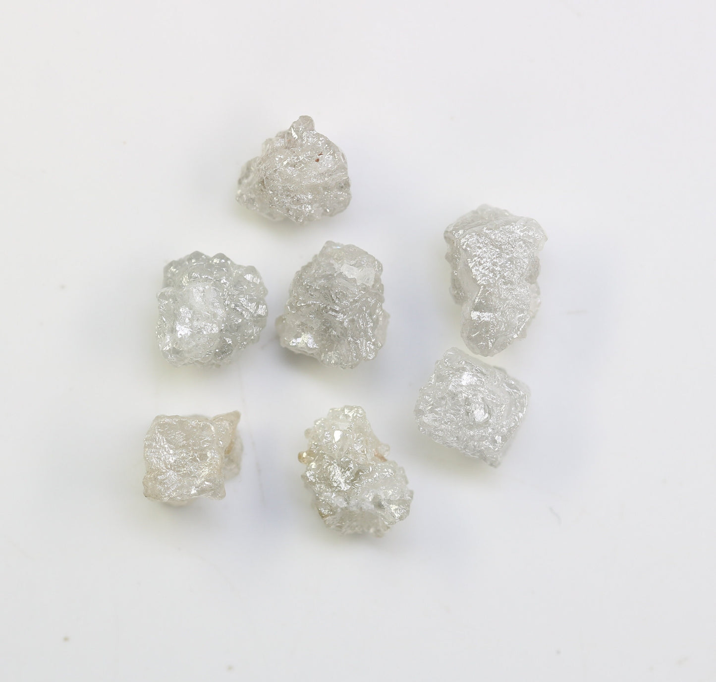 5.45 CT Natural Earth-Mined Colorless Rough Diamond | Uncut Gemstone for Earrings or Necklace | Anniversary Jewelry | Perfect Gift for Women