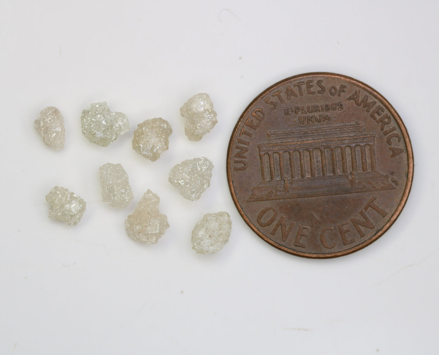 3.58 CT Natural Earth-Mined Colorless Rough Diamond, Uncut Gemstone for Earrings, Necklaces, and Anniversary Jewelry Gifts for Women