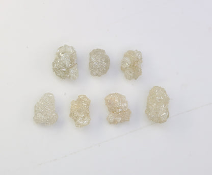 3.94 CT Unique Natural Rough Loose Diamonds, Gray Uncut Stones, Precious Gemstones for Jewelry Making, Perfect for Engagement Rings