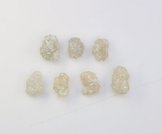3.94 CT Unique Natural Rough Loose Diamonds, Gray Uncut Stones, Precious Gemstones for Jewelry Making, Perfect for Engagement Rings