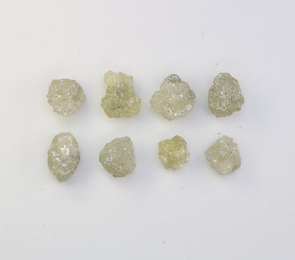 5.71 CT Unique Natural Rough Loose Diamonds, Gray Uncut Stones, Precious Gemstones for Jewelry Making, Ideal Gift for Anniversary Jewelry