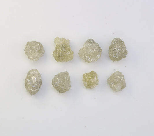 5.71 CT Unique Natural Rough Loose Diamonds, Gray Uncut Stones, Precious Gemstones for Jewelry Making, Ideal Gift for Anniversary Jewelry