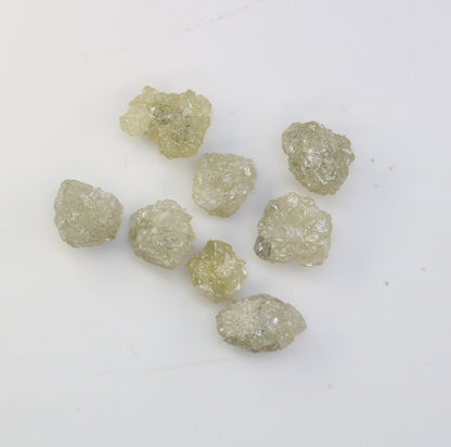 5.71 CT Unique Natural Rough Loose Diamonds, Gray Uncut Stones, Precious Gemstones for Jewelry Making, Ideal Gift for Anniversary Jewelry