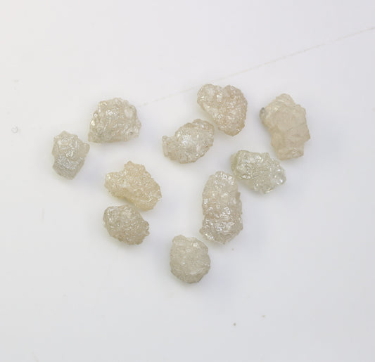 5.40 CT Natural Rough Diamond, Fancy Gray Color Uncut Gemstone, Wholesale Raw Loose Diamonds, Unique Conflict-Free Rough Stone