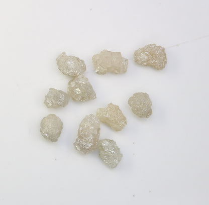 5.40 CT Natural Rough Diamond, Fancy Gray Color Uncut Gemstone, Wholesale Raw Loose Diamonds, Unique Conflict-Free Rough Stone