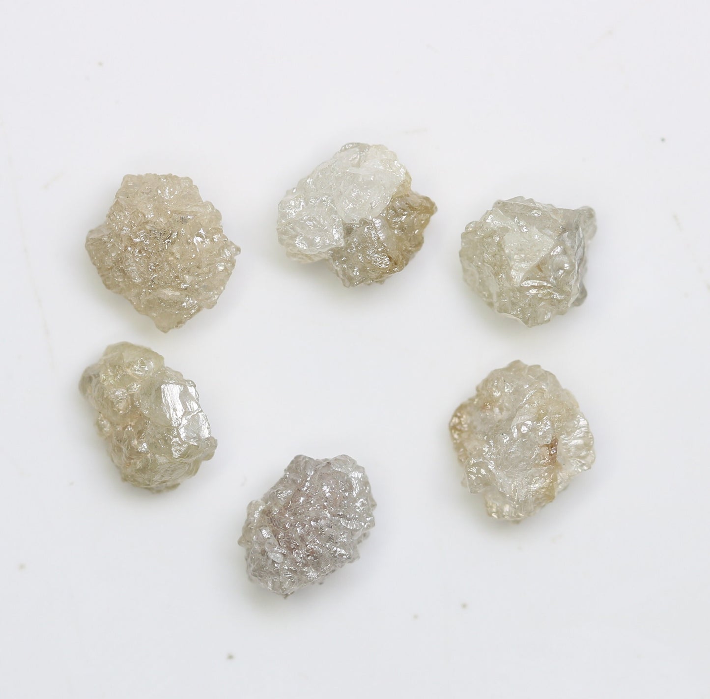 4.70 CT Natural Rough Diamond, Fancy Gray Color Uncut Gemstone, Wholesale Raw Loose Diamonds, Unique Conflict-Free Rough Stones