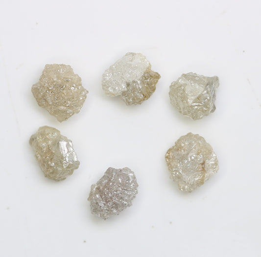 4.70 CT Natural Rough Diamond, Fancy Gray Color Uncut Gemstone, Wholesale Raw Loose Diamonds, Unique Conflict-Free Rough Stones