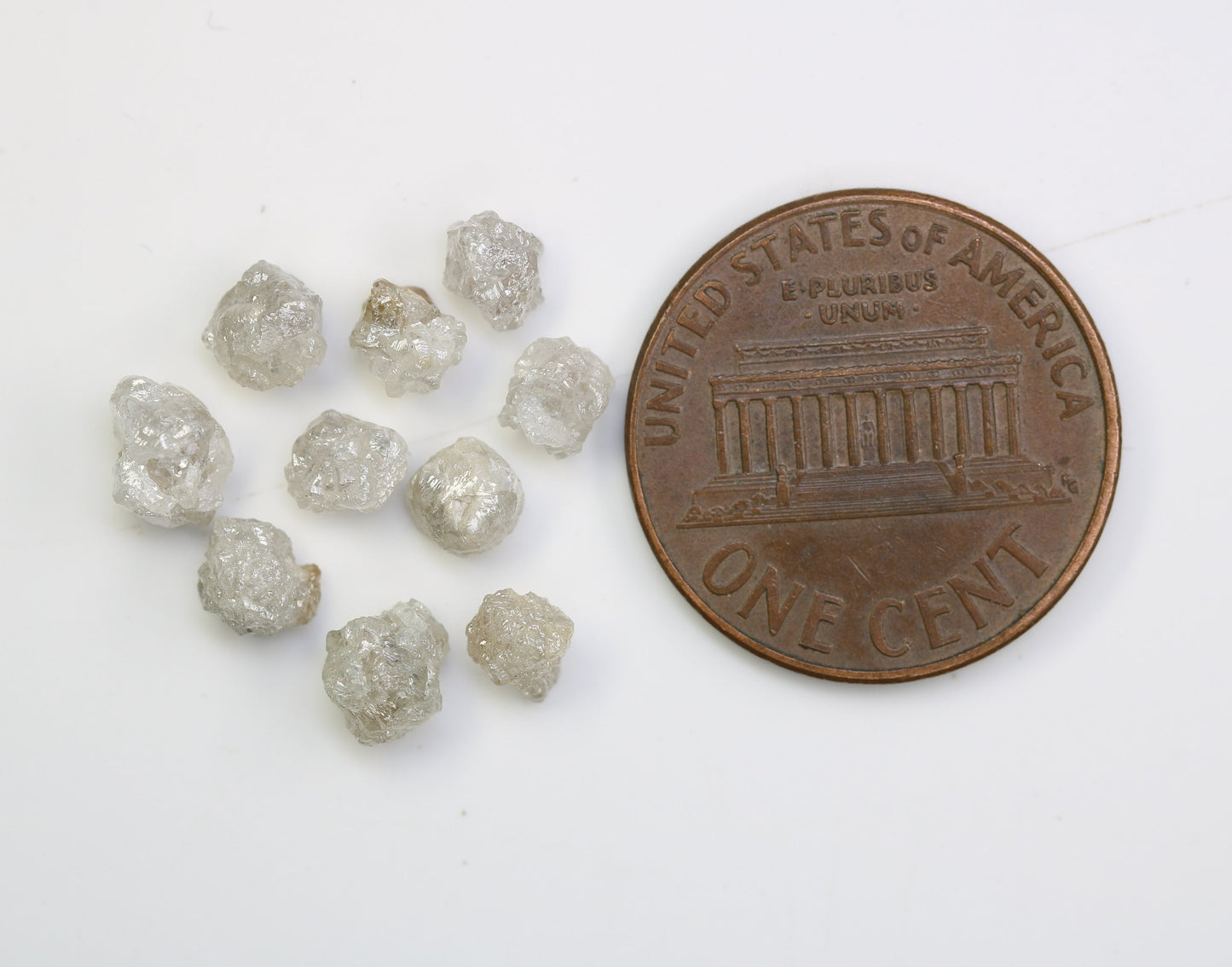 5.79 CT Natural Earth-Mined Colorless Rough Diamond, Uncut Gemstone for Earrings, Necklaces, and Anniversary Jewelry Gifts for Women