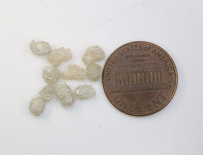 5.40 CT Natural Rough Diamond, Fancy Gray Color Uncut Gemstone, Wholesale Raw Loose Diamonds, Unique Conflict-Free Rough Stone
