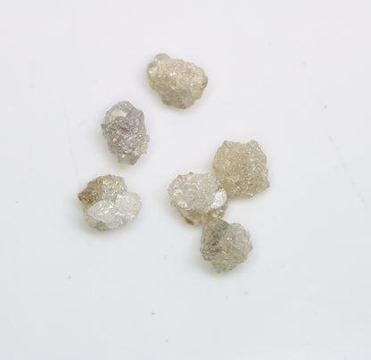 4.70 CT Natural Rough Diamond, Fancy Gray Color Uncut Gemstone, Wholesale Raw Loose Diamonds, Unique Conflict-Free Rough Stones