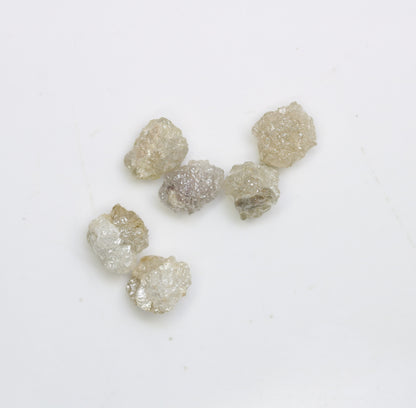 4.70 CT Natural Rough Diamond, Fancy Gray Color Uncut Gemstone, Wholesale Raw Loose Diamonds, Unique Conflict-Free Rough Stones