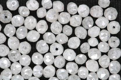 Natural Loose Round Ice Gray Diamonds Lot – 20 Pieces, Fancy Color, I1-I3 Clarity, 1.50 to 3.10 MM – Raw Diamonds for Custom Jewelry Making