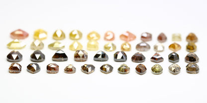 One-of-a-Kind Salt and Pepper Gemstone | Artisan Cut Mixed Shape Diamonds | Natural Loose Stones for Bridal Jewelry | Ideal Gift for Couples