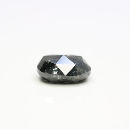 3.84 CT Loose Big Oval Shape Salt and Pepper Diamond | Natural Diamond for Engagement Ring | Oval Shape Diamonds