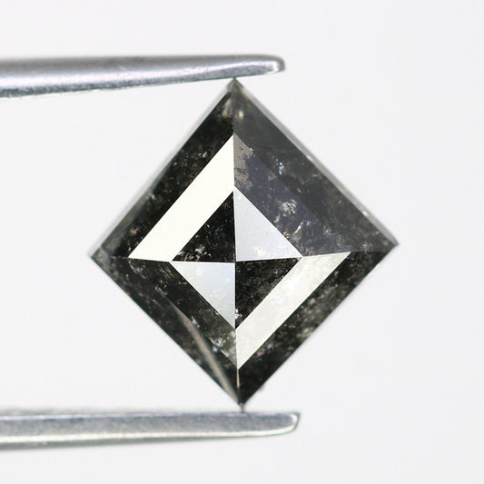 1.64 CT Shape Salt and Pepper Kite Shape - Natural Kite shape Loose Diamond -For 14k Gold Jewelry - Christmas Gift - LABORDAY Offer