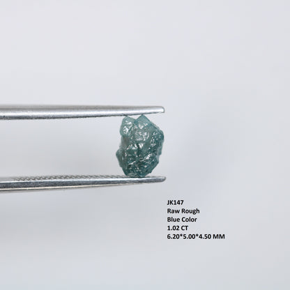 1.02 CT Uncut Blue Diamond | Unique Designer Jewelry | Gorgeous Raw Gemstone | Perfect for Custom Gold Ring