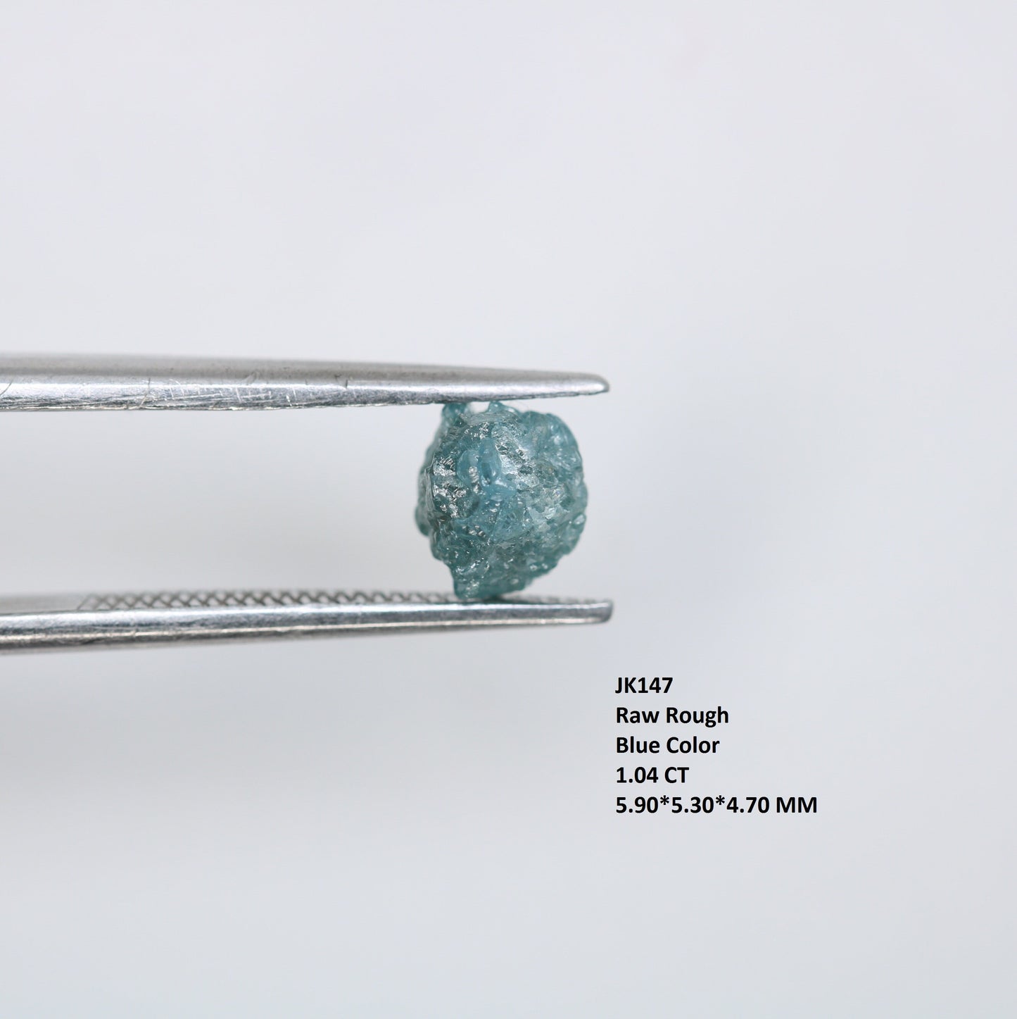 1.04 CT Raw Blue Diamond | Boho Chic Engagement Ring | Natural Rough Gemstone | Custom Artisan Gold Jewelry