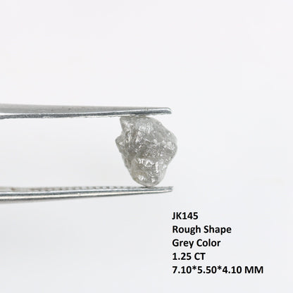 1.25 CT Natural Raw Irregular Diamond - Unique Gemstone for Artisan Rings - Ideal for Custom Gold Jewelry - 7.10x5.50x4.10 MM
