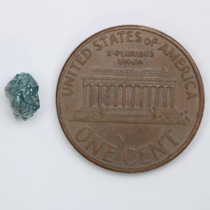 1.02 CT Uncut Blue Diamond | Unique Designer Jewelry | Gorgeous Raw Gemstone | Perfect for Custom Gold Ring