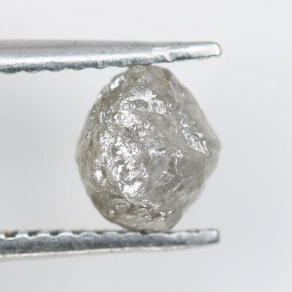 1.33 CT Irregular Cut Fancy Grey Diamond - Raw Uncut Gemstone for Boho Jewelry - Perfect for Custom Gold Rings