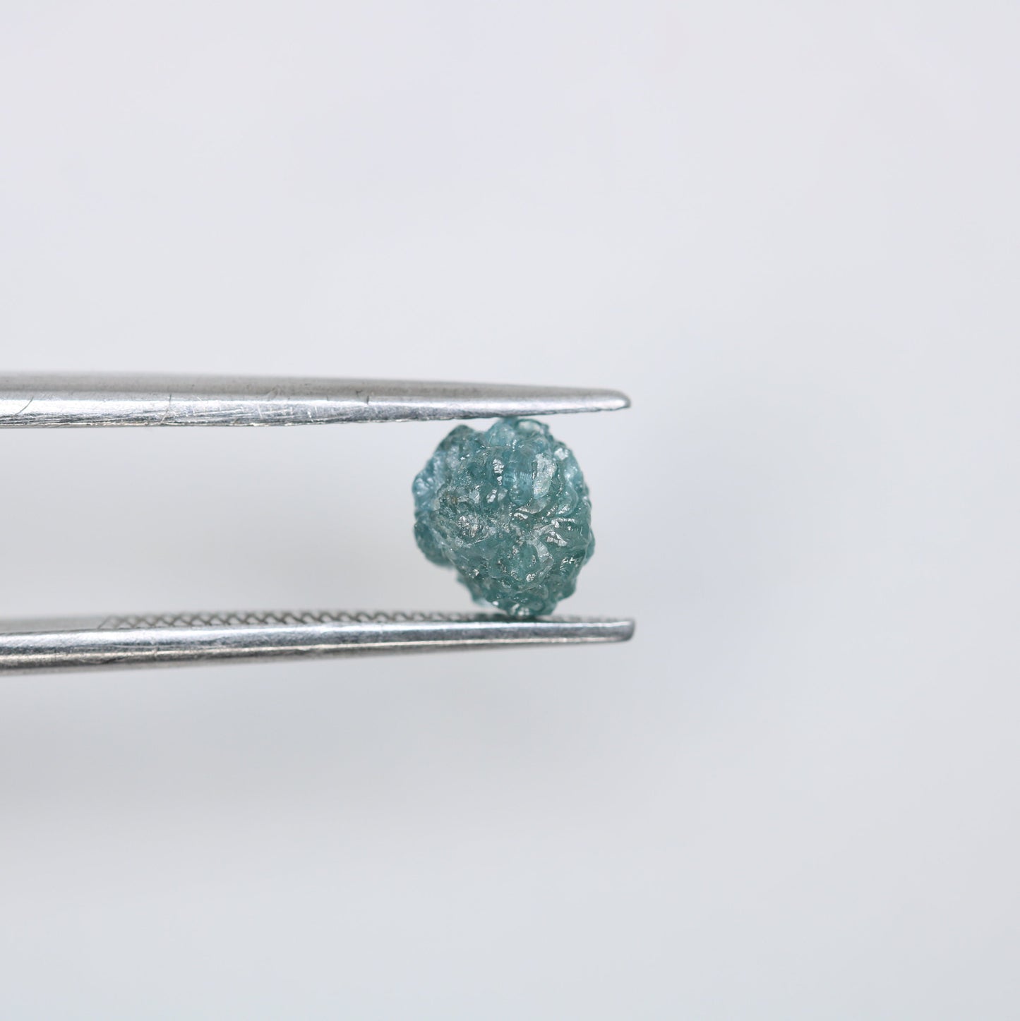 1.04 CT Raw Blue Diamond | Boho Chic Engagement Ring | Natural Rough Gemstone | Custom Artisan Gold Jewelry
