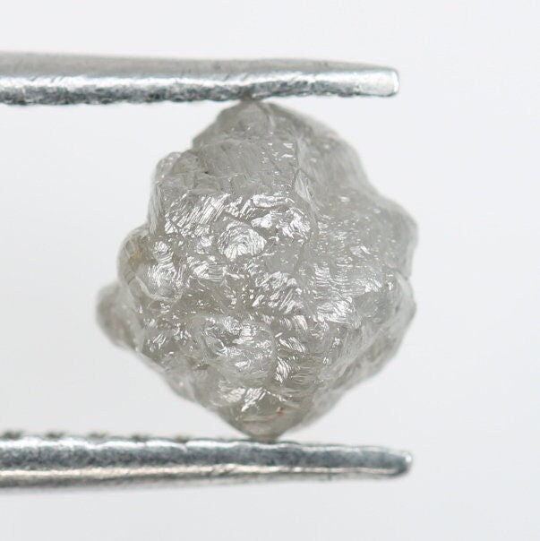 1.44 CT Fancy Natural Grey Diamond - Raw Gemstone for Artisan Jewelry - Perfect for Custom Gold Rings