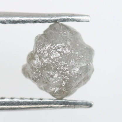 1.44 CT Fancy Natural Grey Diamond - Raw Gemstone for Artisan Jewelry - Perfect for Custom Gold Rings