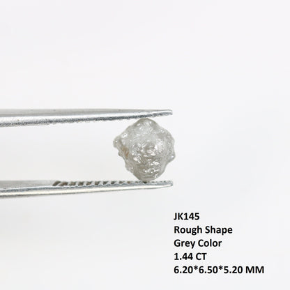 1.44 CT Fancy Natural Grey Diamond - Raw Gemstone for Artisan Jewelry - Perfect for Custom Gold Rings