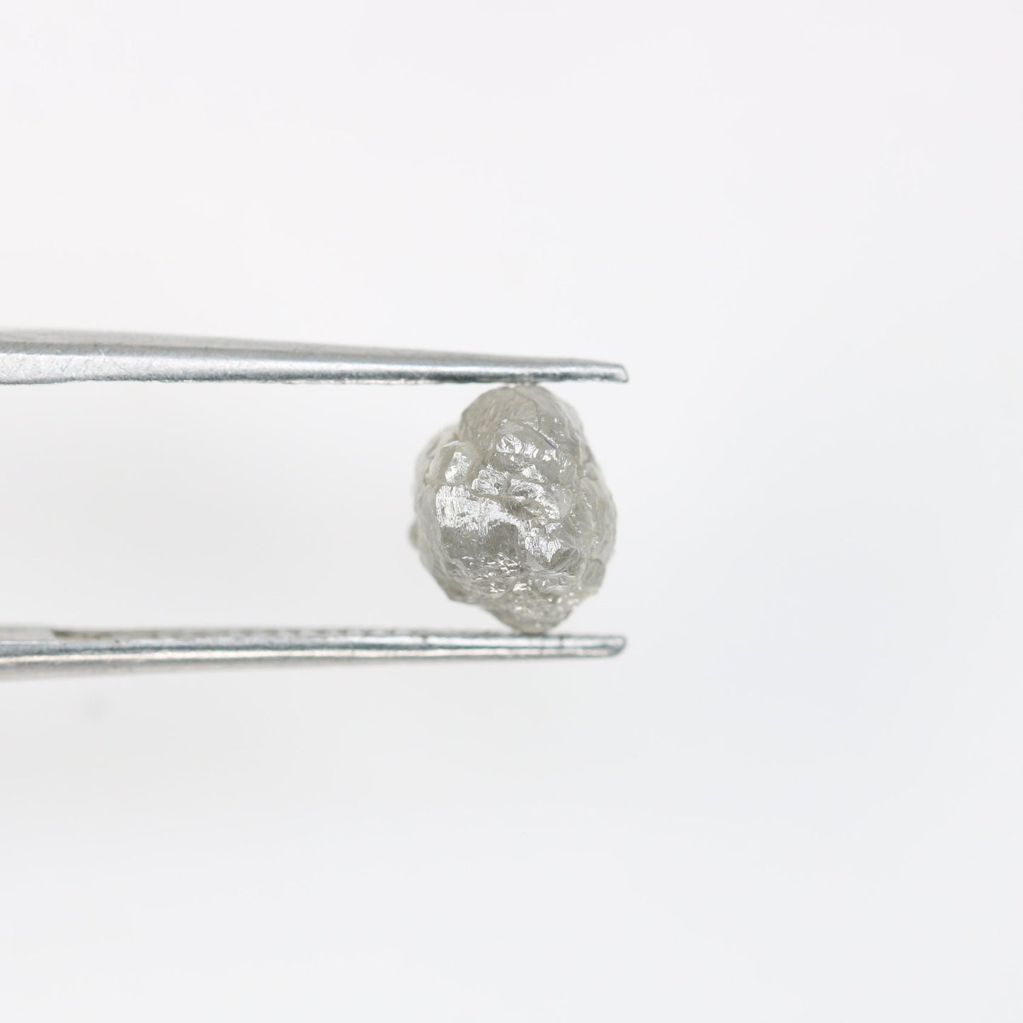 1.76 CT Uncut Raw Grey Diamond - Loose Unpolished Gemstone for Unique Wedding Rings - Ideal for Custom Gold Jewelry