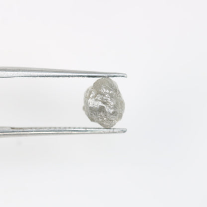 1.76 CT Uncut Raw Grey Diamond - Loose Unpolished Gemstone for Unique Wedding Rings - Ideal for Custom Gold Jewelry