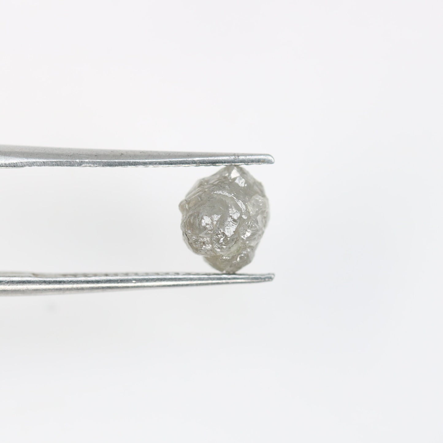 1.76 CT Uncut Raw Grey Diamond - Loose Unpolished Gemstone for Unique Wedding Rings - Ideal for Custom Gold Jewelry