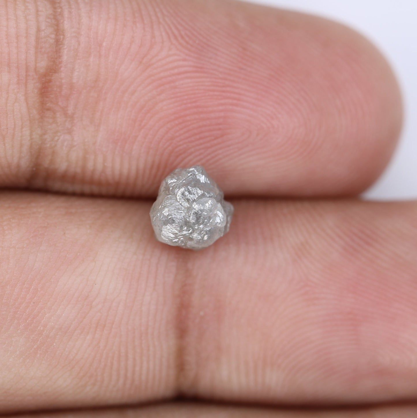 1.76 CT Uncut Raw Grey Diamond - Loose Unpolished Gemstone for Unique Wedding Rings - Ideal for Custom Gold Jewelry