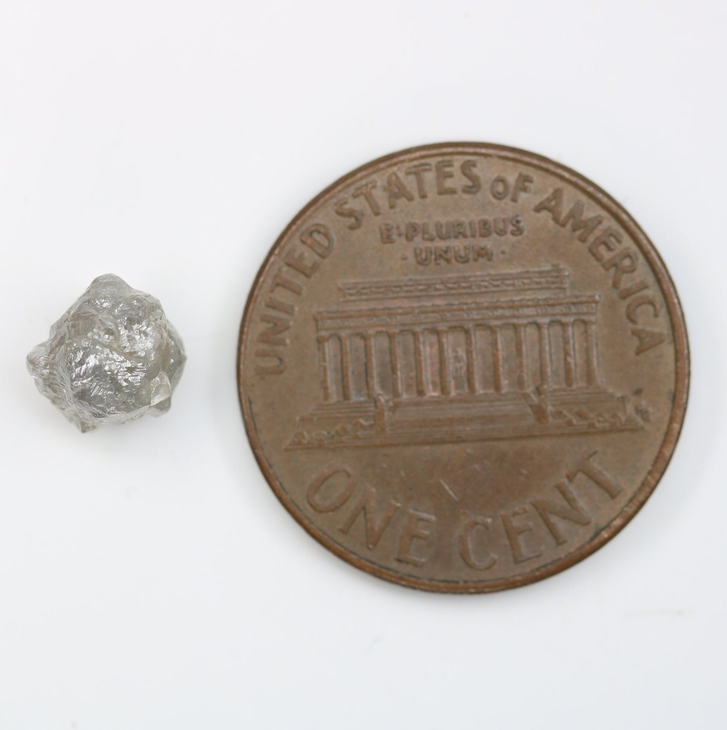 1.76 CT Uncut Raw Grey Diamond - Loose Unpolished Gemstone for Unique Wedding Rings - Ideal for Custom Gold Jewelry