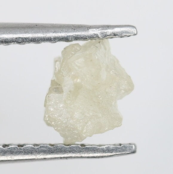 0.88 CT Natural White Loose Rough Uncut Diamond - 6 MM Raw Gemstone for Wedding Band - Beautiful Diamond for Custom Gold Rings
