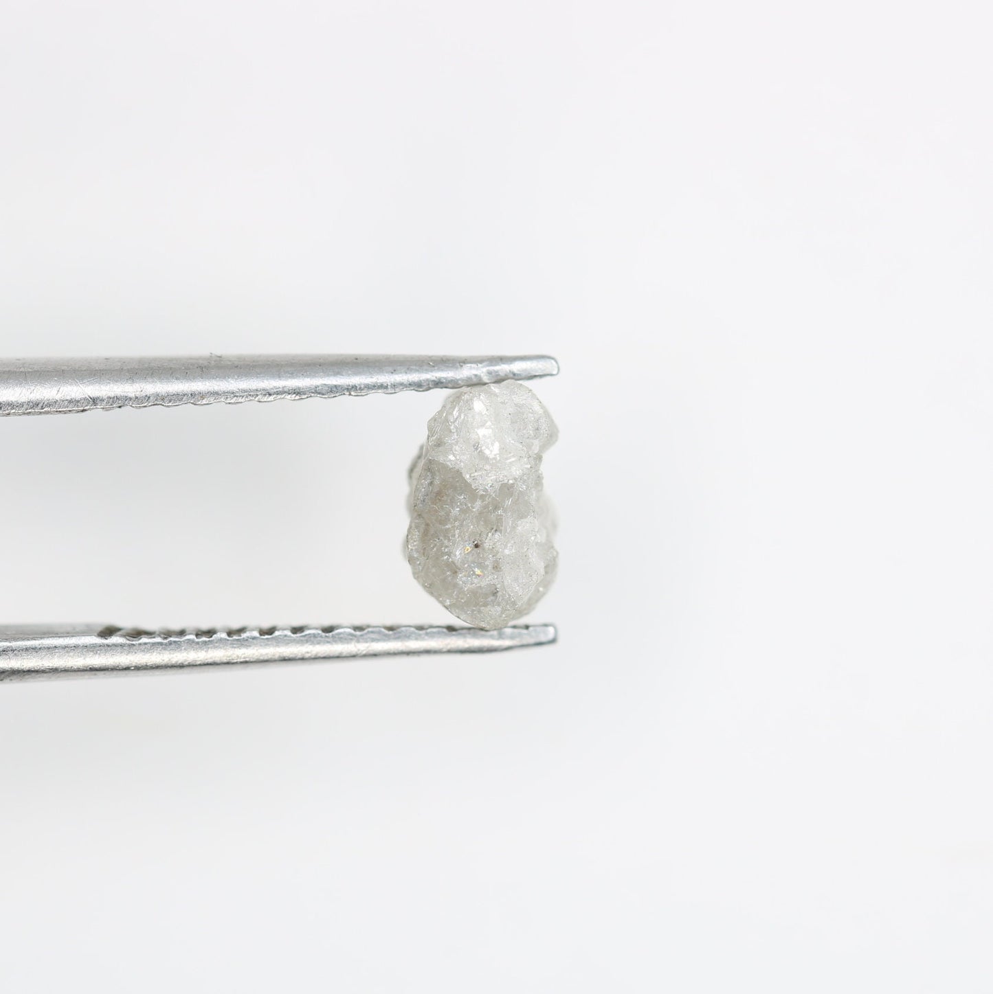 1.23 CT Real Natural Uncut White Rough Diamond - Ideal for Unique Wedding Bands - Perfect for Custom Gold Rings