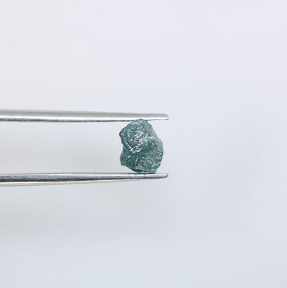 0.99 CT Natural Uncut Blue Rough Diamond - Ideal for Gold Wedding Ring - Perfect Gemstone for Custom Gold Jewelry