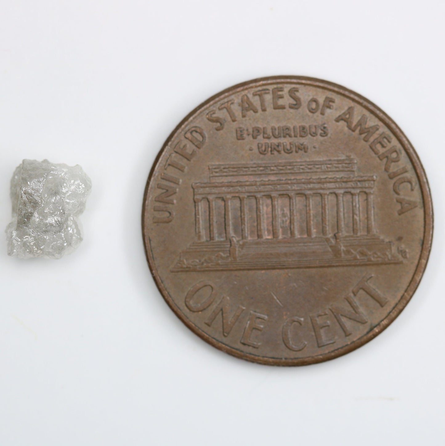 1.23 CT Real Natural Uncut White Rough Diamond - Ideal for Unique Wedding Bands - Perfect for Custom Gold Rings