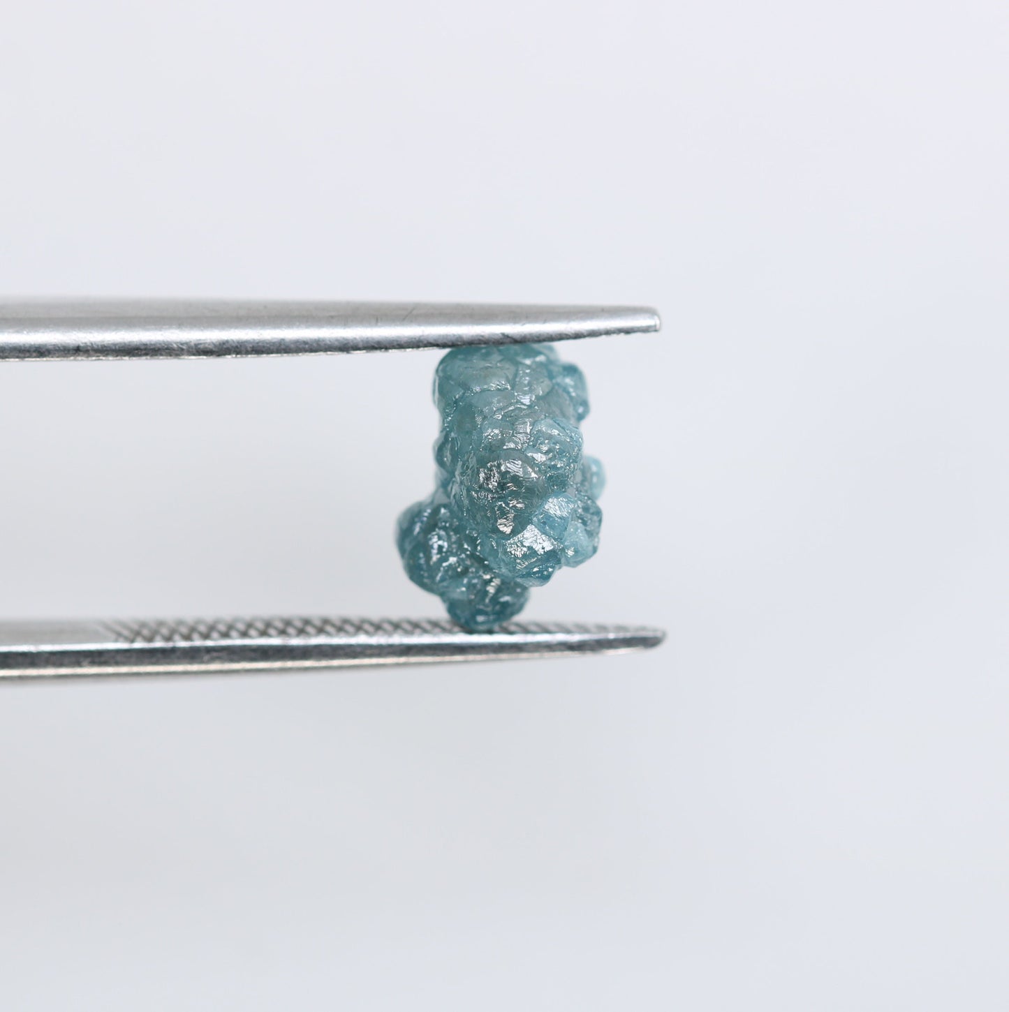 1.81 CT Natural Rough Fancy Blue Uncut Diamond - Unique Irregular Cut Loose Gemstone - Perfect for Wedding Bands or Custom Gold Rings