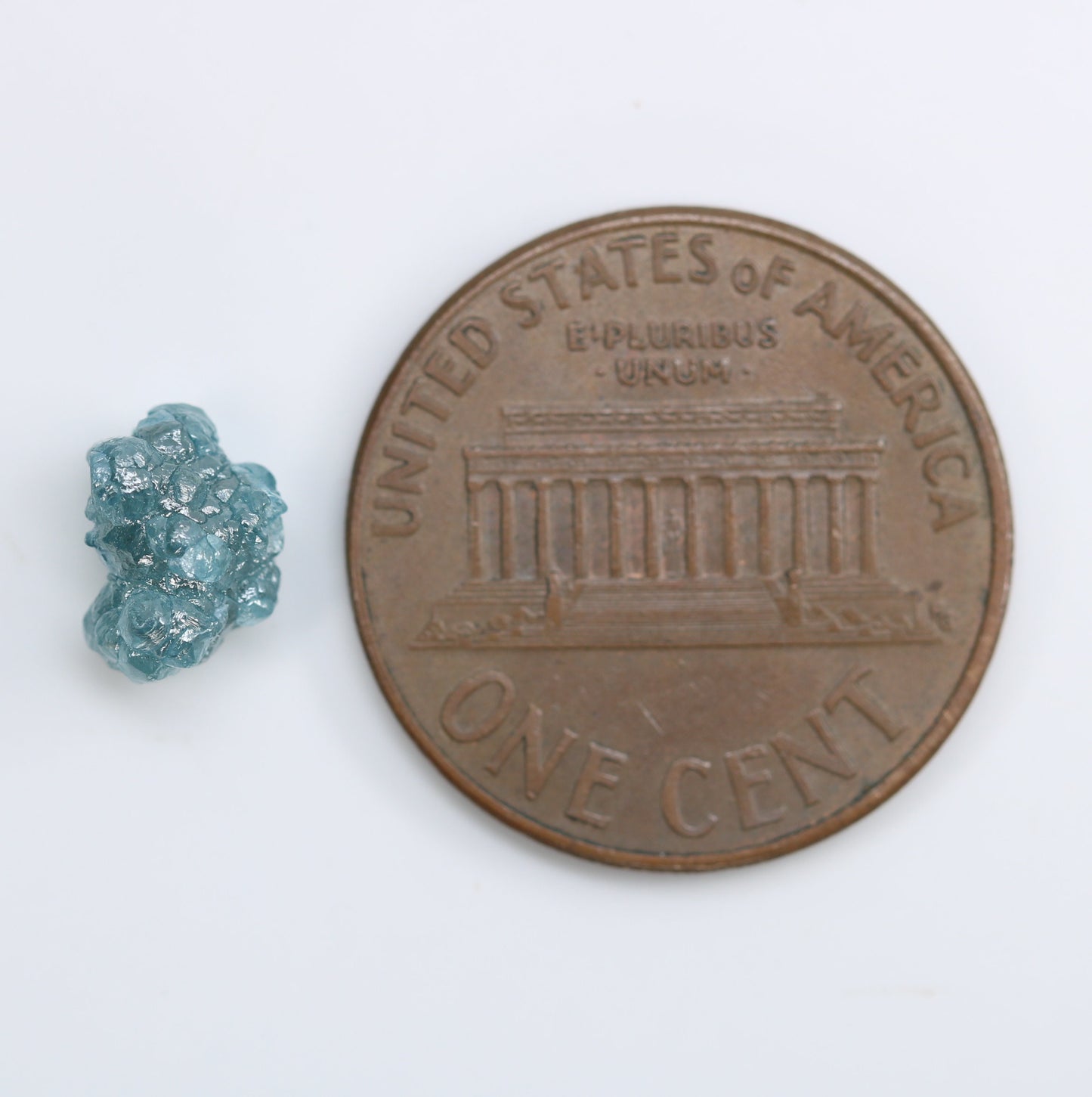 1.81 CT Natural Rough Fancy Blue Uncut Diamond - Unique Irregular Cut Loose Gemstone - Perfect for Wedding Bands or Custom Gold Rings
