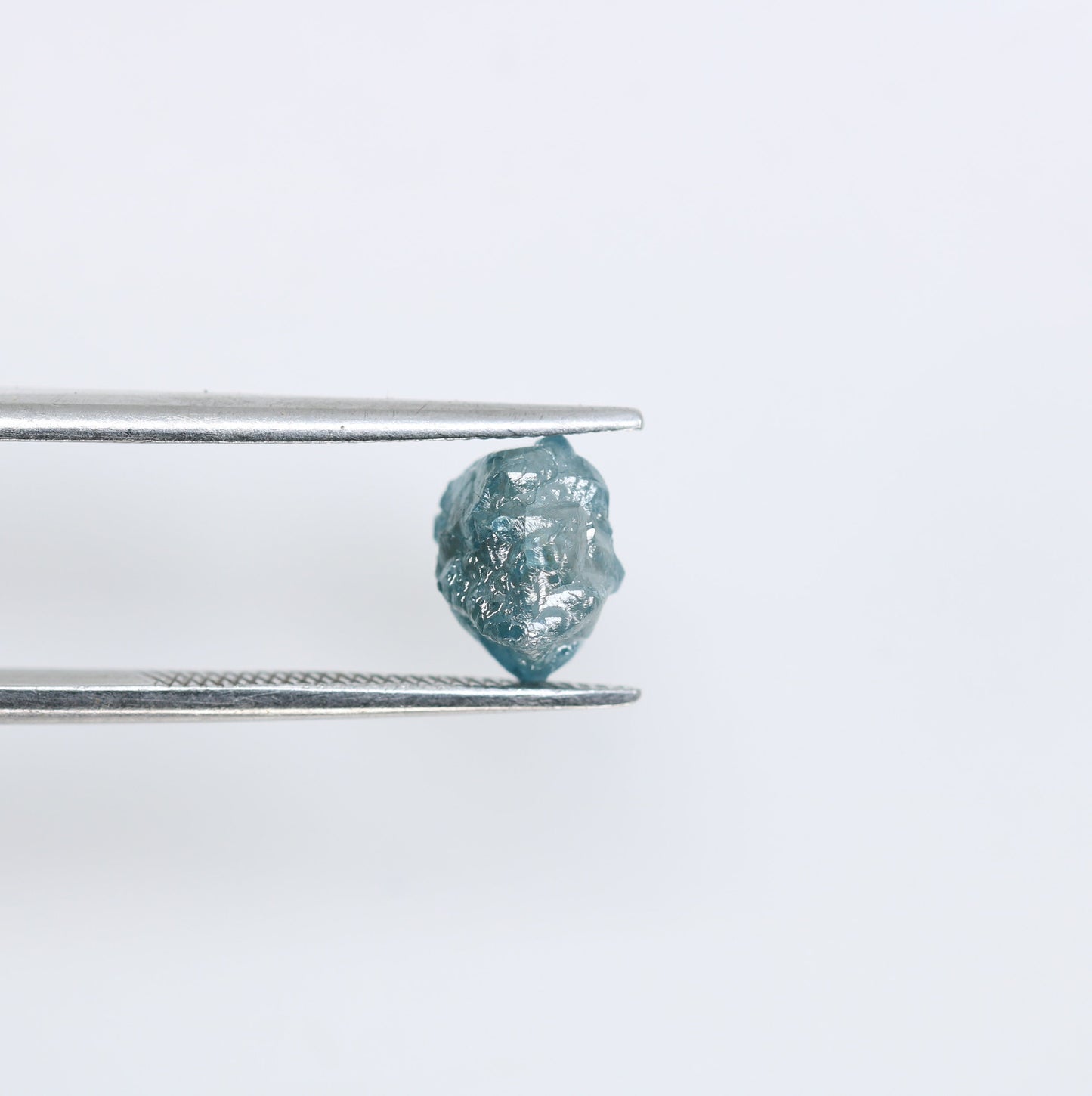 1.82 CT Irregular Shape Rough Uncut Blue Diamond - Unique Loose Gemstone for Artisan Jewelry and Custom Gold Rings