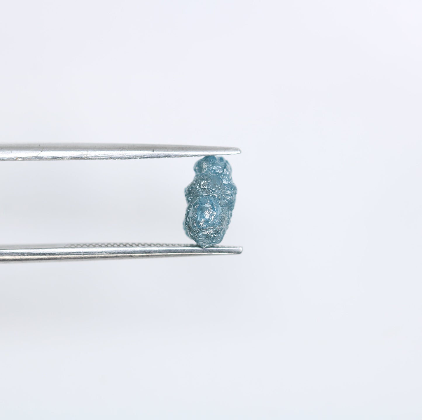 1.68 CT Loose Blue Rough Uncut Raw Diamond - Treated Blue Gemstone for Artisan Jewelry and Custom Gold Rings