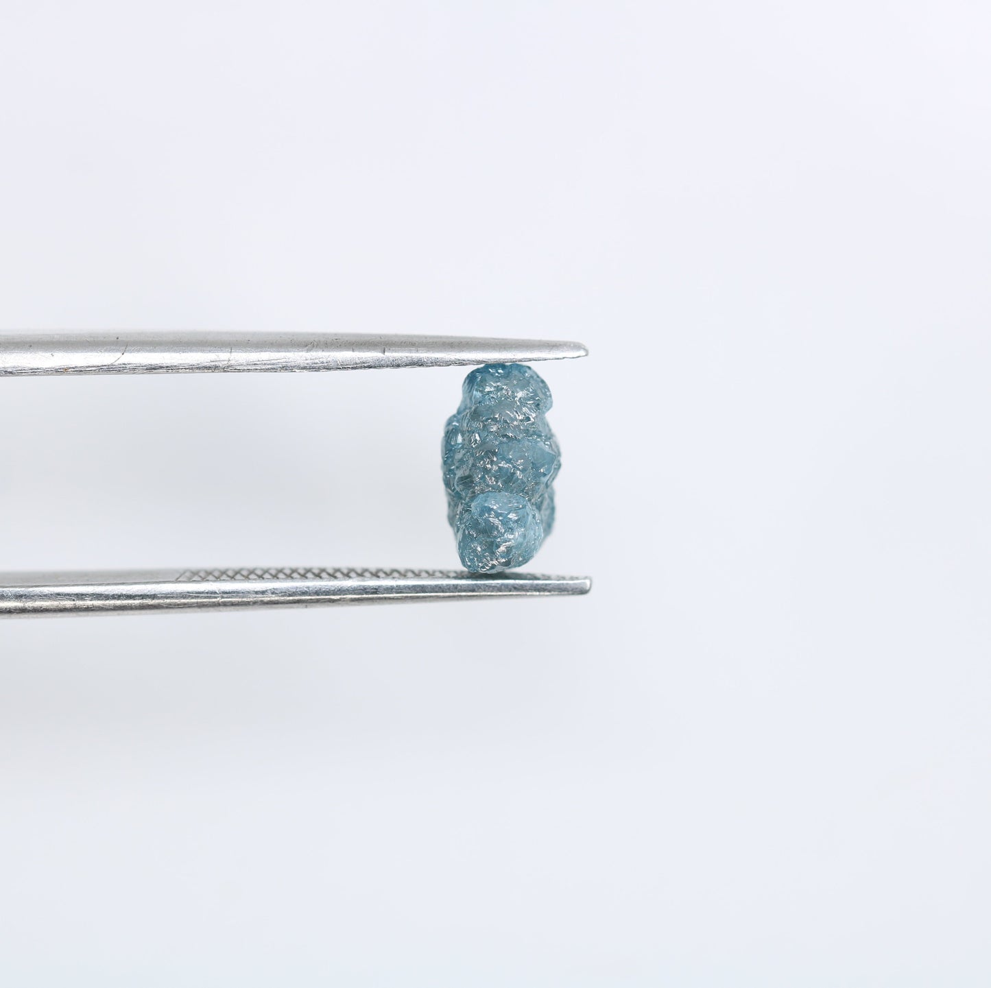 1.68 CT Loose Blue Rough Uncut Raw Diamond - Treated Blue Gemstone for Artisan Jewelry and Custom Gold Rings