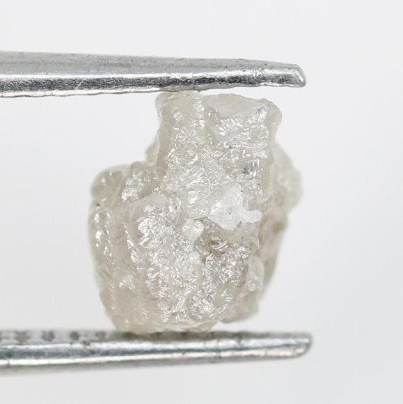 1.12 CT Light Grey Loose Uncut Rough Diamond - Unique Gemstone for Promise Rings and Gold Diamond Jewelry